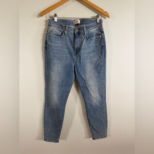 7 For All Mankind jeans high waist skinny ankle medium wash size 30